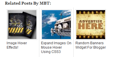 related posts widget