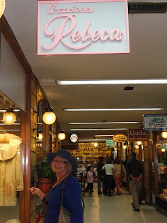 Becky loved the Rebecca store - they had the most beautiful textile frocks and wraps.