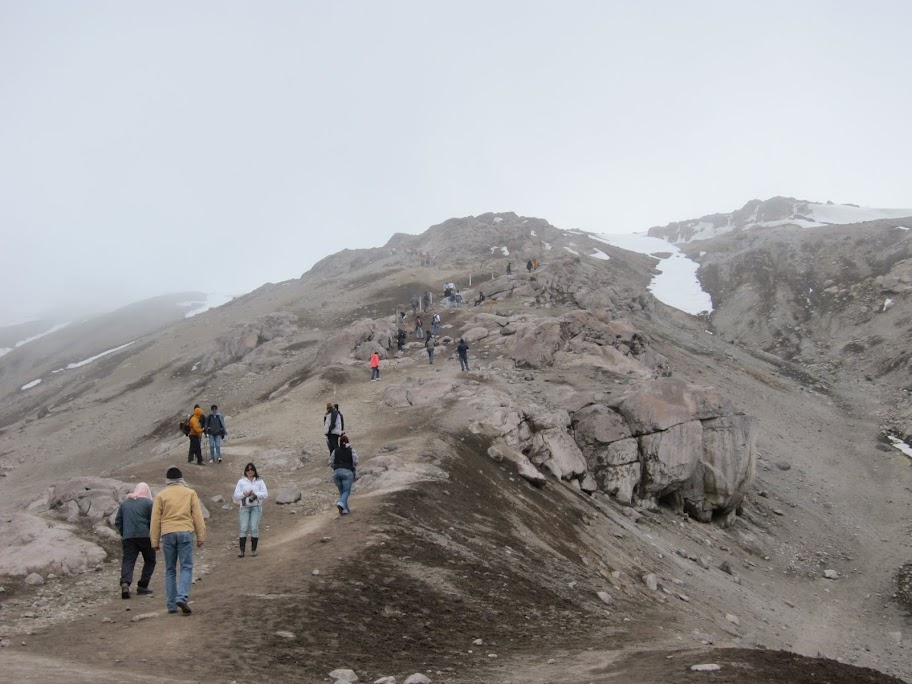 High Altitude and Snow on Volcano Nevado del Ruiz - Around This World
