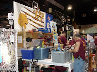 A view of our pit area from the side