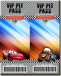 Cars2 pit pass