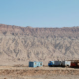 Route de Turfan - Montagne et camions