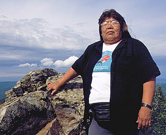Sarah James, Gwich'in Steering Committee; Photo by James H. Barker