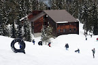 The lodge features a tubing hill just outside.