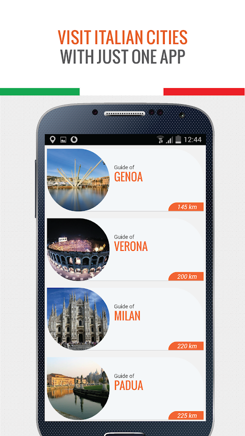 Италия: путеводитель и карта — приложение на Android