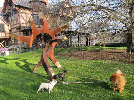 Wow, look at this sculpture by Mike Hansel.  It's called 'Reconfiguration.'  I like it, Sharkey.  How about you, G.K.?  What, not your taste?