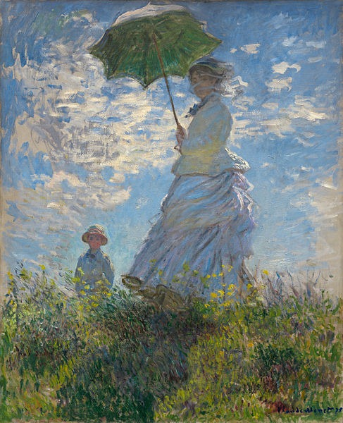 woman with parasol monet