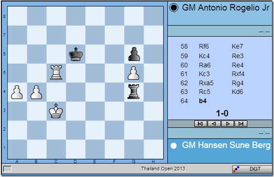 Rd 7 game - Hansen vs Antonio Rd 7 game - Hansen vs Antonio
