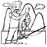 DIBUJOS PARA COLOREAR PESCADORES – Dibujos para colorear