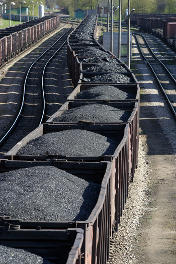 Train cars filled with coal. IANS via indiatalkies.com