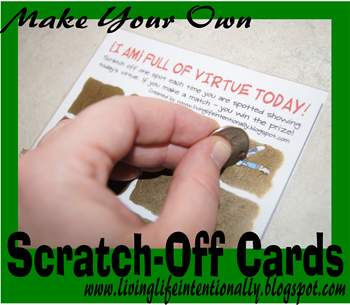 DIY Scratch-Off Cards with free printable