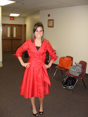 Christina in Her Bridesmaid Dress