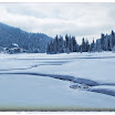 Bavière : Lac Spitzingsee en hiver