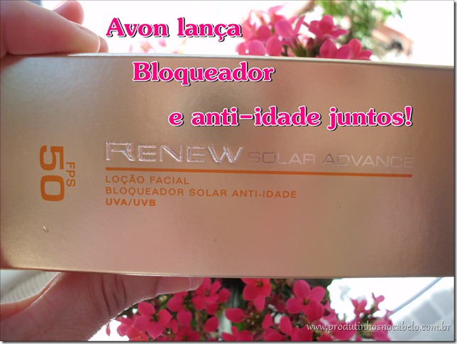 Bloqueador solar facial Avon Renew