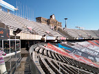 Estadi Ol�mpic and torch, interior, Barcelona