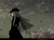 Black Lady On Cemetry
