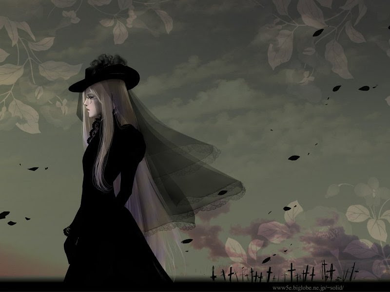 Black Lady On Cemetry, Death
