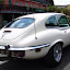 Jaguar, EV12 1971 Coupe with Wahlsinn´s Exhaust Jaguar XK-E, with Head-Light-Cover Kit. The Head-Lamp-Cover Conversion Kit made by designer Stefan Wahl in the tradition of Malcolm Sayer. / Jaguar E-Type mit Scheinwerferabdeckungen, designed und hergestellt von Designer Stefan Wahl in der Tradition von Malcolm Sayer.