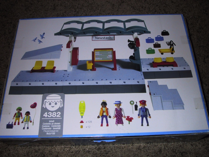 Playmobil 4382 Train Station/Depot w/Box & Instruction eBay