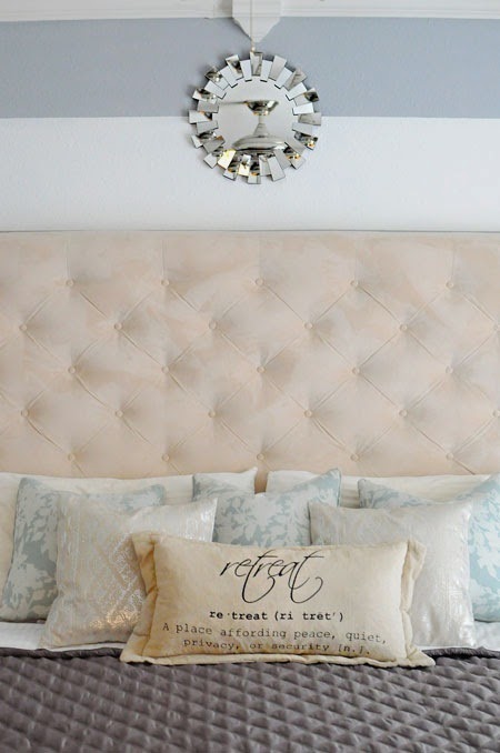 Budget master bedroom makeover via MonicaWantsIt.com #diy #home Budget master bedroom makeover via MonicaWantsIt.com #diy #home