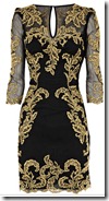 Karen Millen Baroque Mesh Dress