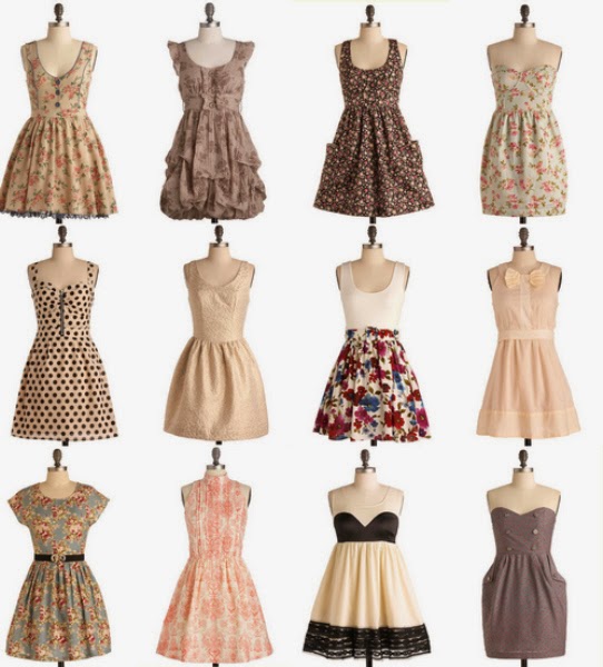 vestidos simples e delicados