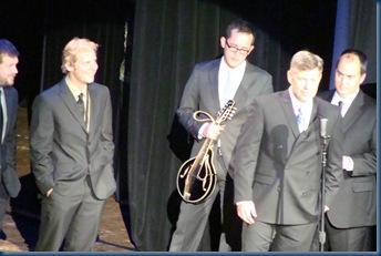 The Gibson Brothers accepting the IBMA Award for Vocal Group of the Year, 2011