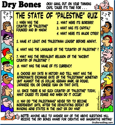 Dry Bones Palestinian Quiz Dry Bones Palestinian Quiz