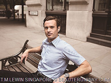 T.M.Lewin half sleeve shirt Singapore exclusive