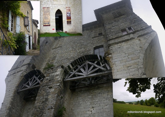 Lavardens Chateau and town