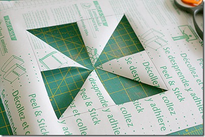 1 make a template with contact paper