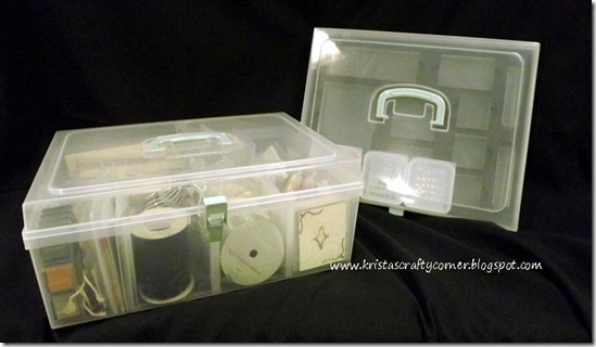 Organizing clear boxes from CTMH Organizing clear boxes from CTMH