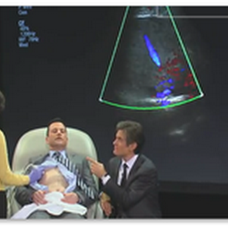 Dr. Oz Performs a “Live Sonogram” on Jimmy Kimmel Show All Up on the Big Screen and Guillermo Gets a Prostate Exam