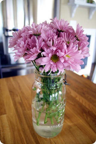 ball jar vase