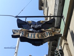 Halifax, Nova Scotia - Cass and I went to the Split Crow to get some Poutine and Deep Fried Pepperoni - YUM!