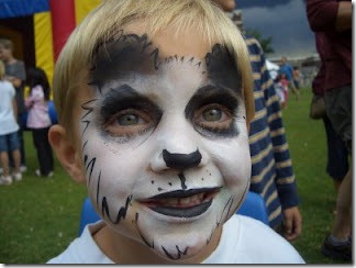 maquillaje de oso panda (2)