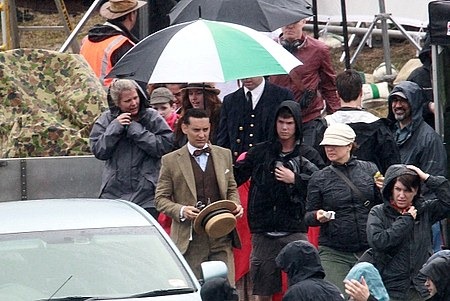 Tobey Maguire A nagy Gatsby forgatásán 05