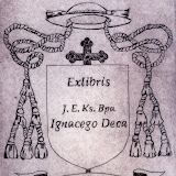 Ex-libris d'Évêque Ignacy Dec 2007; C3 /eau-forte; 100 x 128mm