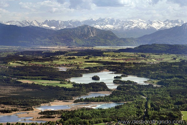 Osterseen mit AQlpenpanorama Osterseen mit AQlpenpanorama
