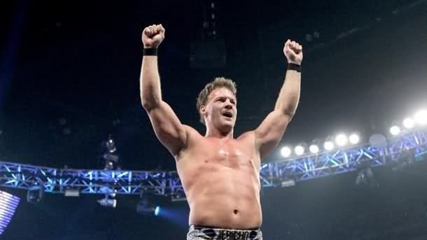 Chris Jericho tras conseguir una victoria Chris Jericho tras conseguir una victoria