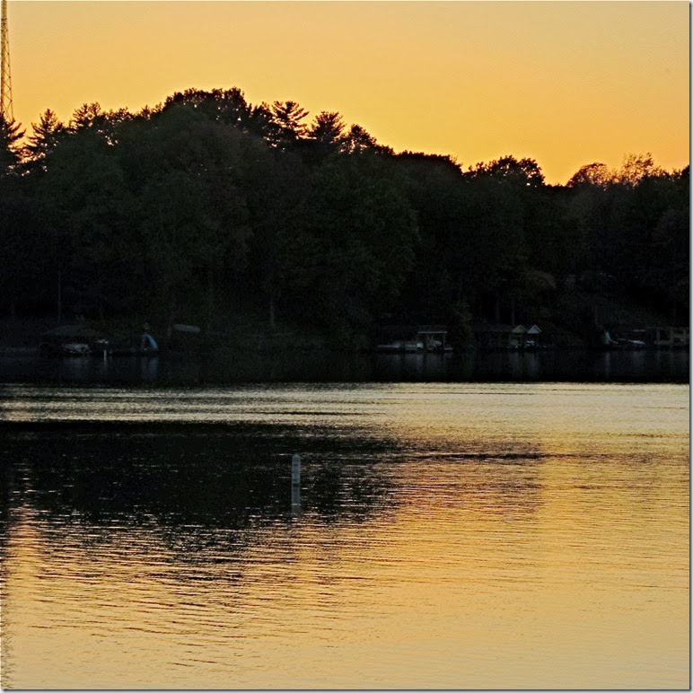 A - golden lake, reflection, 