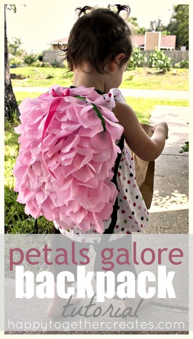 petals galore backpack tutorial by Happy Together