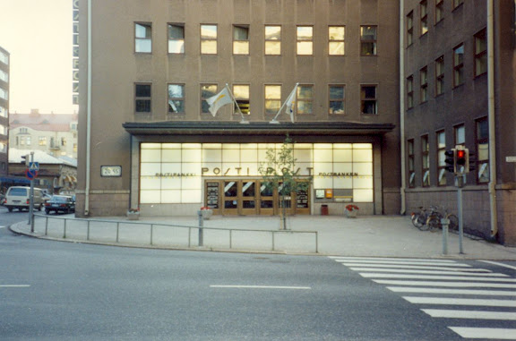 Post office entrance in Turku