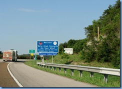 8957 I-24 West, Georgia Welcome sign