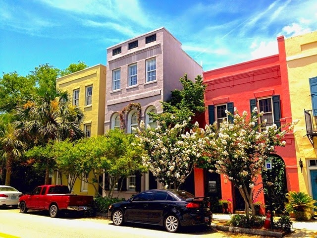 Rainbow Row in Charleston, South Carolina, United States Rainbow Row in Charleston, South Carolina, United States