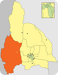 Pampa del Leoncito map