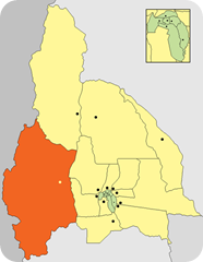 Pampa del Leoncito map Pampa del Leoncito map