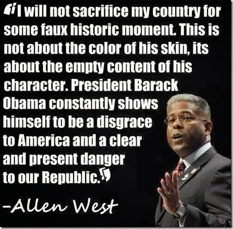 Allen West, Color of His Skin