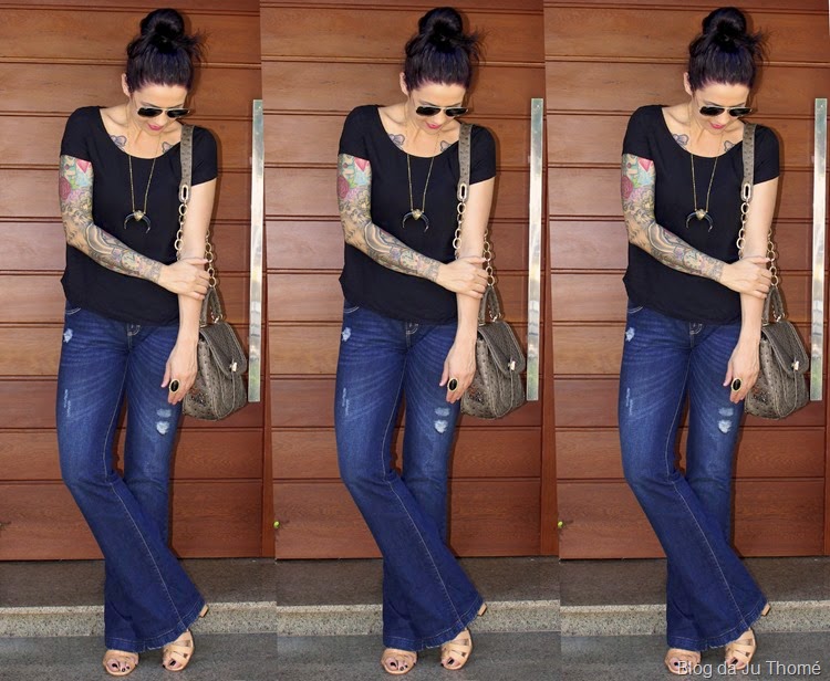 look básico jeans e camiseta look básico jeans e camiseta