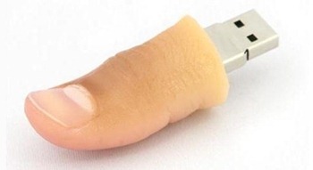 Clé USB doigt